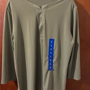 Banana Republic Men's Long Sleeve Olive Shirt